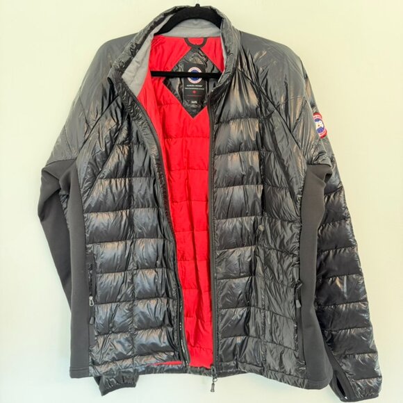 Canada Goose Hybrid Lite Down Jacket (Black/Red) – Size 2XL - Picture 3 of 14